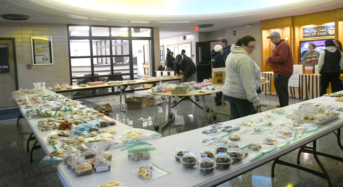 The Marcos' volleyball team held a bake sale during their Oct. 13 match with Milledgeville with proceeds benefiting two Milledgeville teens who were critically injured in an auto accident on Sunday, Oct. 9.