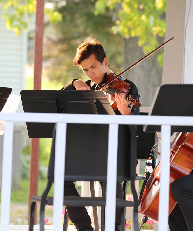 Jonathon Rittle, a talented young musician from Lake Zurich, spent the past two weeks in Door County, Wisconsin, studying at Birch Creek Music Performance Center.