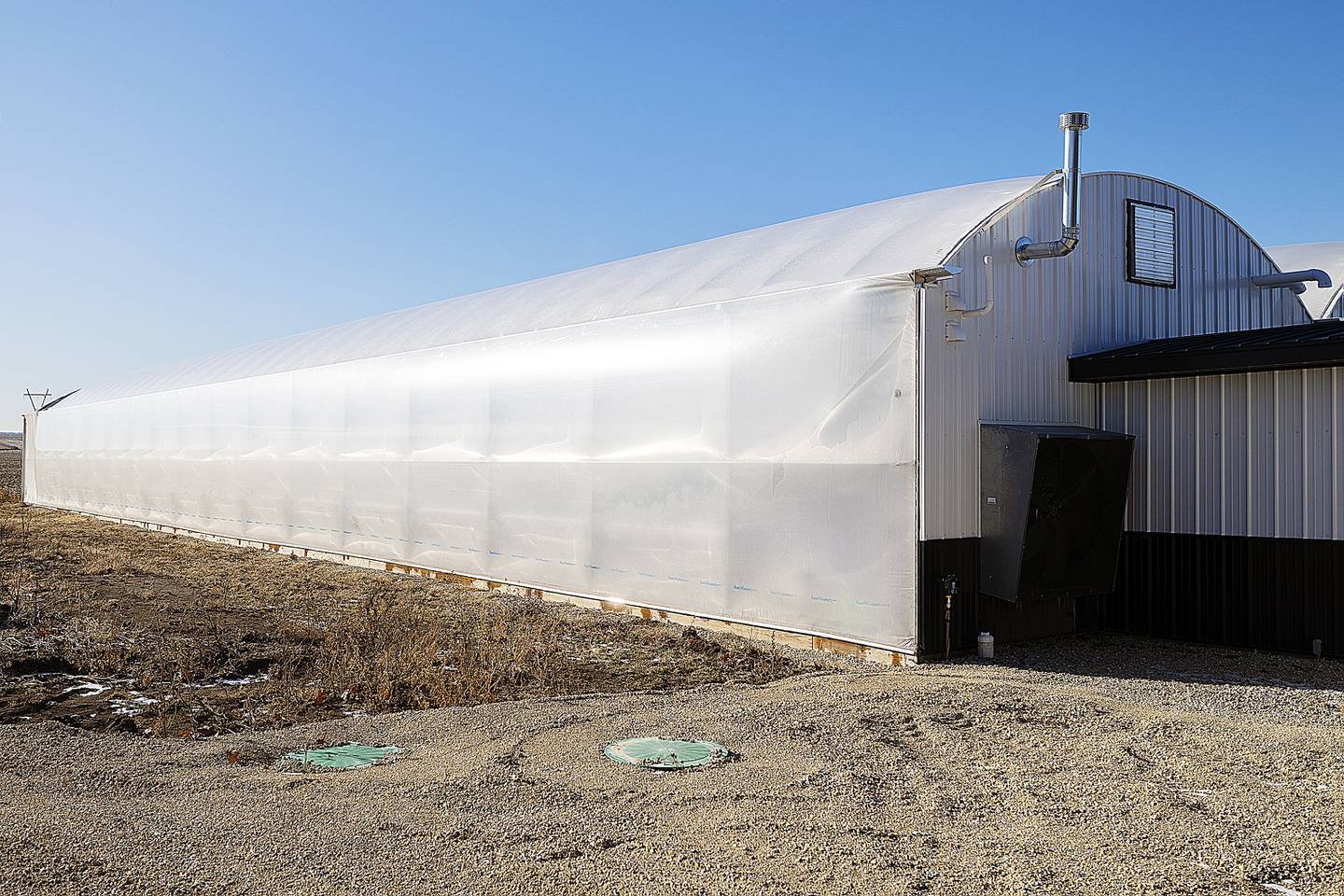 Koster’s Greenhouse in Sterling stays around 68 degrees during the day and 63 and night.