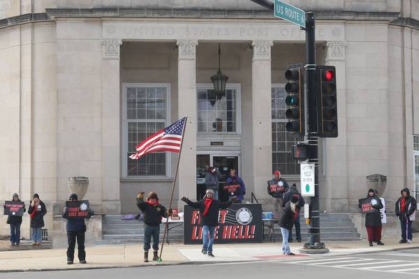 Photos: Peru Post Office holds 'Nationwide Day of Action' rally 