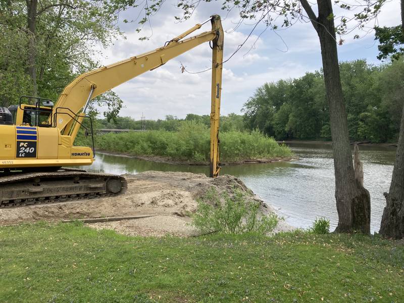 Sediment removal project nearing halfway mark