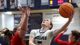 Maggie Lewandowski, Oswego East celebrate home finale, rally from 12 down to beat Yorkville