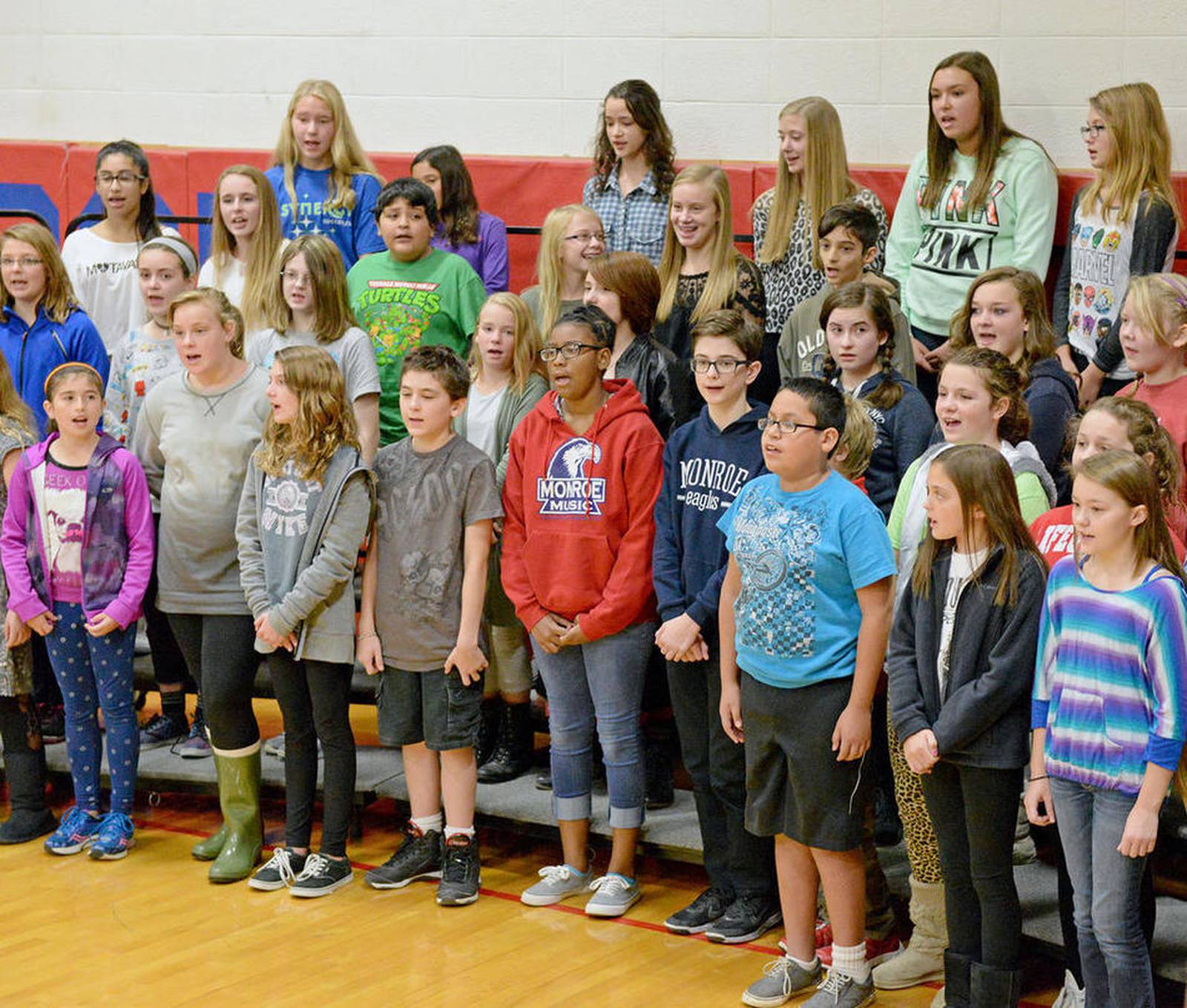 MWAH! troupe brings important message to Monroe Middle School in