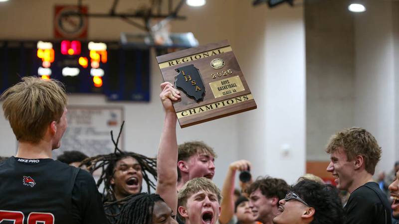 Gabe Sanders, 13th-seeded Yorkville defeat Downers Grove South for first regional title in 21 years 