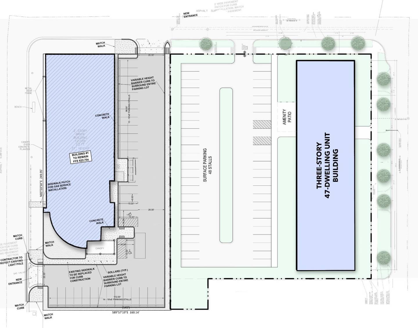 J. Jeffers & Co. apartment project blueprint