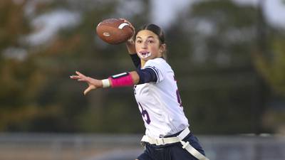 Oswego East junior Danielle Stone is the Record Newspapers Girls Flag Football Player of the Year