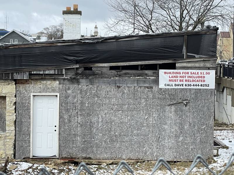 “Building for sale $1.00. Land not included. Must be relocated. Call Dave 630-444-8252.” The Shodeen Family Foundation, which owns the former Mill Race property at 4 E. State St., Geneva, seeks to have its historic designation removed and to raze it. A public hearing is still pending on the fate of the building.