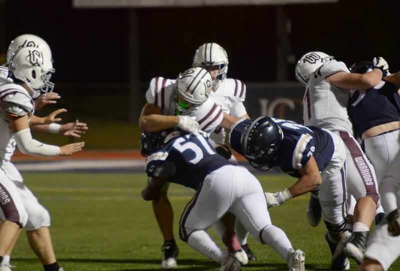 Immaculate Conception's Durell Taylor takes downs Wheaton Academy during their home game held Friday Sept 30, 2022.