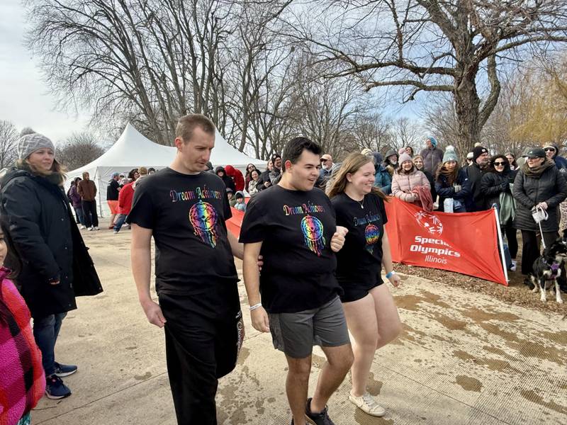 The Dream Achievers get ready to take the plunge for the 9th annual Mendota Polar Plunge on Saturday, Feb. 28, 2026.