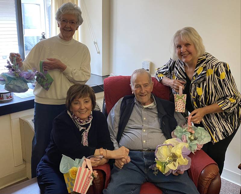 The ladies of the First Baptist Church of Manlius recently visited Greenfield Retirement Home in Princeton and delivered May Day baskets for the residents and staff.