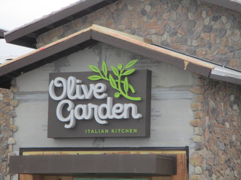 The new Olive Garden restaurant in Joliet is expected to open in the spring. The City Council votes next week on a liquor license for the restaurant. Jan. 13. 2023.