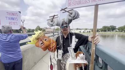 Video: No Kings protest in Dixon