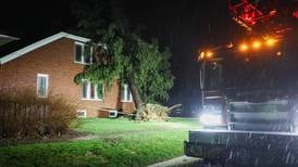 Cloud rotation reported in McHenry County; scattered power outages; flooding possible