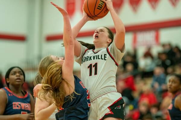 Girls Basketball: Brooke Spychalski’s hot shooting helps spark Yorkville past Oswego