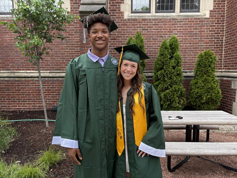 Glenbard West High School held its graduation ceremony on Thursday, May 22, 2025 at the school in Glen Ellyn.