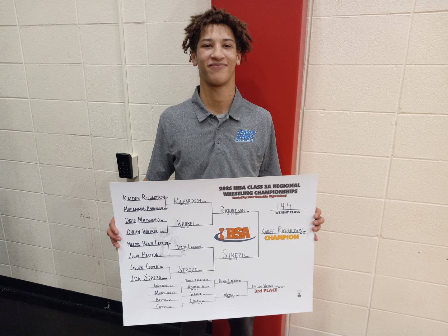 Lincoln-Way East's Kaidge Richardson