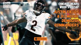 Bears Insider podcast 323: Justin Fields, DJ Moore demolish Commanders