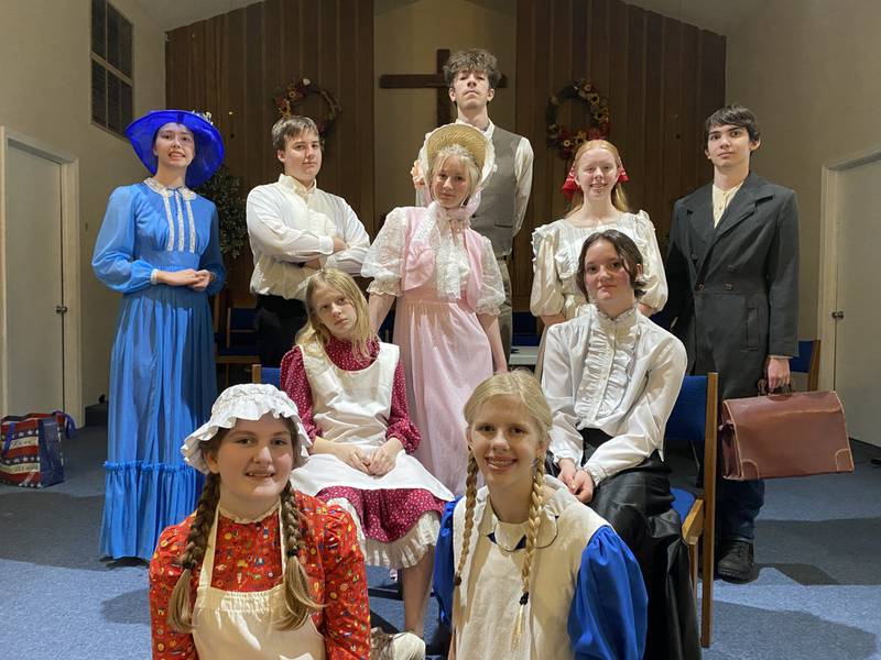 The Princeton Christian Academy high school students will present Willam Gibson’s the ‘Miracle Worker’ on Friday, Nov. 22 and Saturday, Nov. 23 at 6:30 p.m. Cast members are Ava Clausen, Miriam Bayer,  Josiah Gale, Brooke Clausen, David Lunger, Abigail Freeman, Jeremiah Bauer, Amelia Baker, Annalise Baker, Lily Bullington, and Presleigh Morrissey.