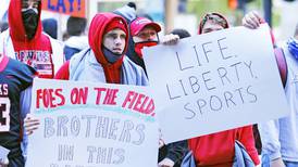 Photos: Athletes make their case at 'Let Us Play' rally in Chicago