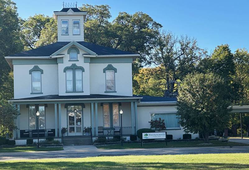 The Hagi-Schultz Funeral Home is located at 205 High Street in Streator. The historic house was built in 1873, which is reportedly the oldest standing home in Streator.