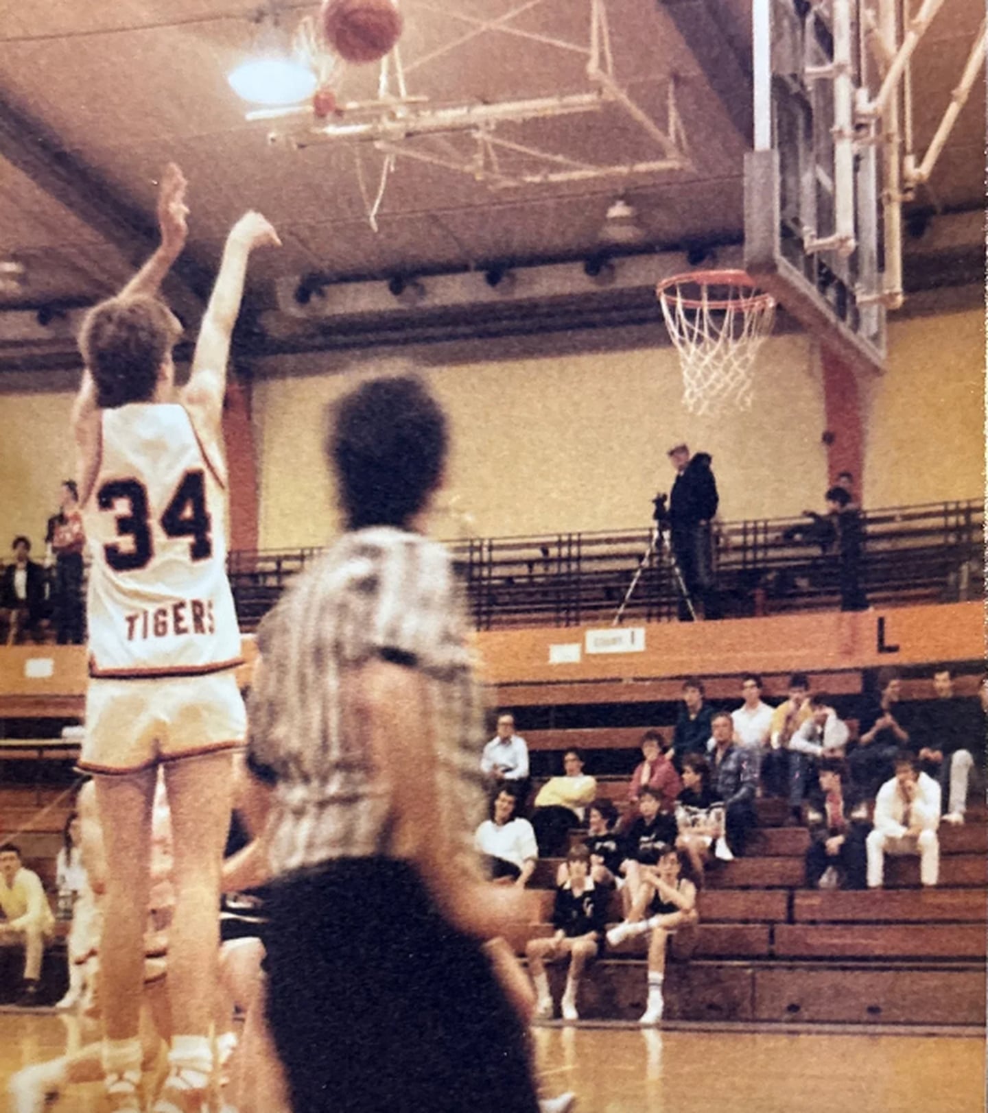 Alan Jerousek, pictured in 1986, was a Crystal Lake Central High School basketball player before his tragic death at 16 from a car crash.