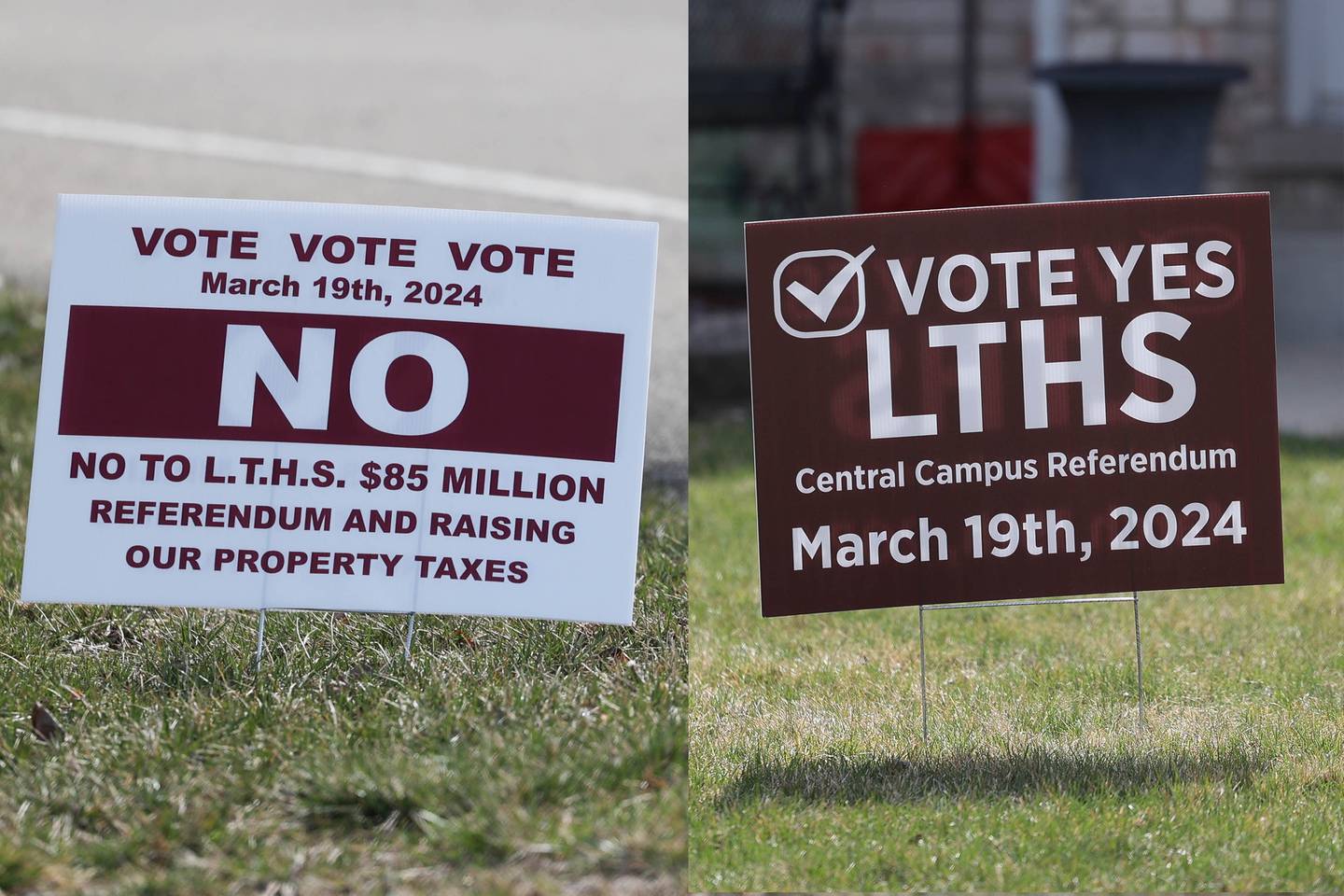 Lockport votes on a Lockport Township High School District 205 referendum to renovate and preserve the Central Campus building on Tuesday, March 19, 2024 in Lockport.