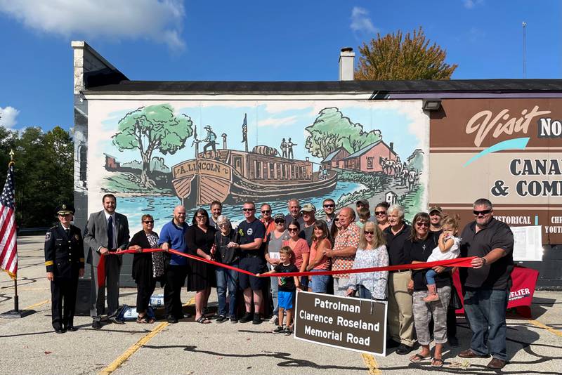 State Representative David Welter and State Senator Sue Rezin held a ceremony September 7 dedicating the stretch of Route 47 from Pine Bluff Road to Washington Street as Patrolman Clarence Roseland Memorial Road.