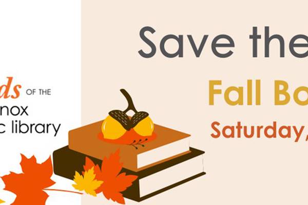 Friends of the New Lenox Public Library schedules fall book sale