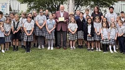 Sycamore Catholic school honors former employee