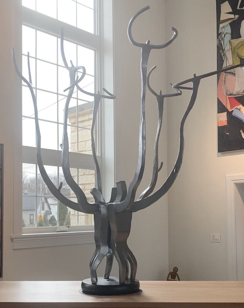 The final design iteration for a sculpture that may grace a roundabout in Woodstock.