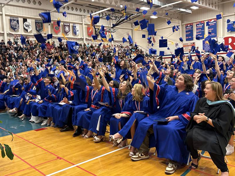Glenbard South High School held its graduation ceremony on Thursday, May 22, 2025 at the school in Glen Ellyn.
