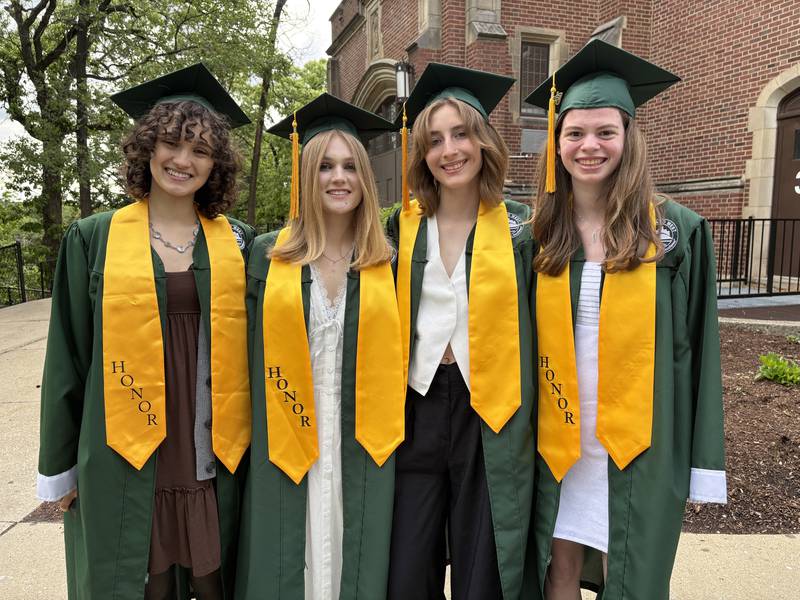 Glenbard West High School held its graduation ceremony on Thursday, May 22, 2025 at the school in Glen Ellyn.
