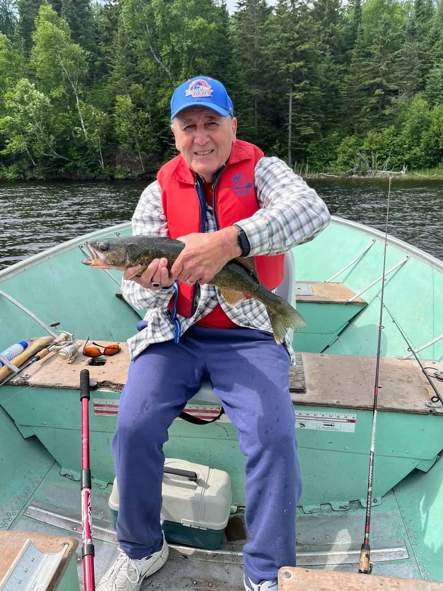 Fishing was one of John Smith's passions.