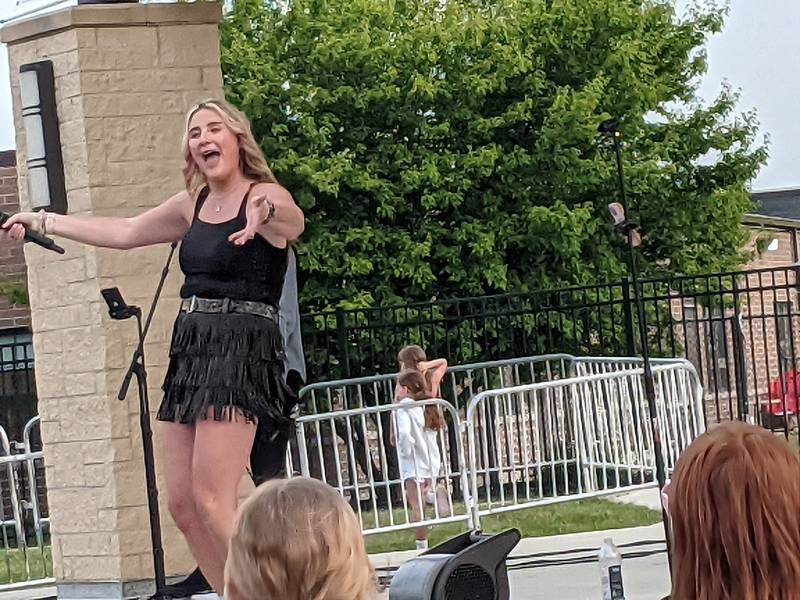 Laila Rose Summers, lead singer of Fearless: The Unofficial Taylor Tribute, helped kick off Venue 1012's summer season on June 5.