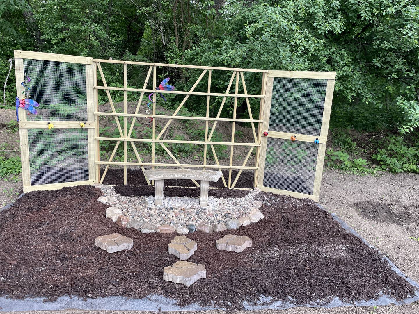 Kozy Acres Pet Cemetery and Crematory in Joliet created a butterfly garden in March 2022 to give pet owners a tranquil space to sit and grieve.