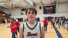 Benet rides dominant first half past West Aurora to regional title