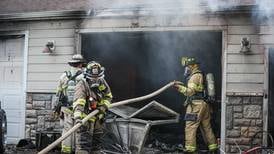 Dog dies in garage fire near Marengo 