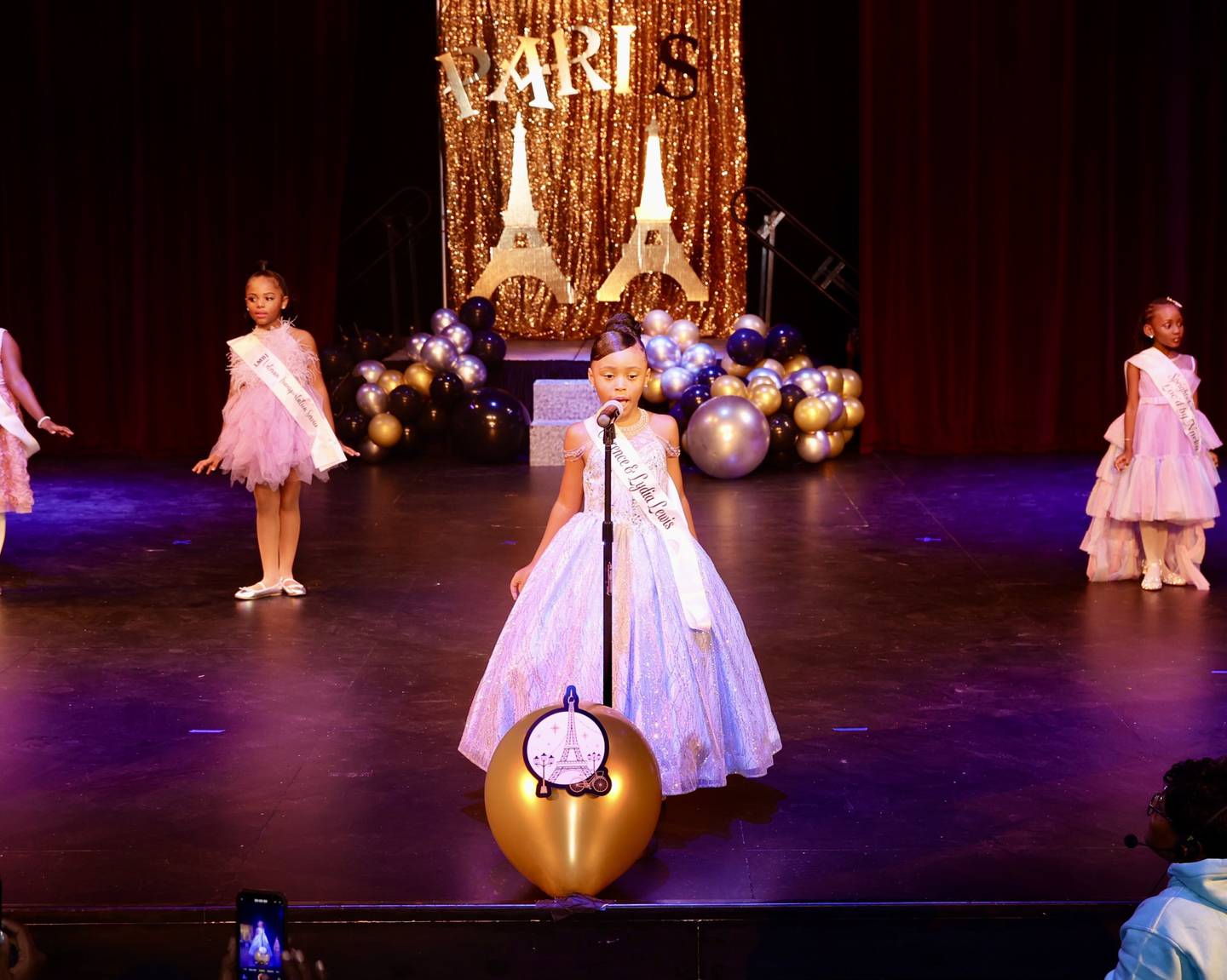 A’maree Dixon, 6, of Crest Hill, won the Little Miss Black Joliet pageant on Dec. 21, 2024, at Joliet Junior College. She also won in the athletic wear category. The Little Miss Black Joliet pageant initially ran from 1983 to 2008 and was revived in 2023.