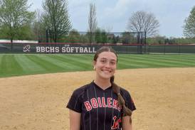 Liv Woolman returns to give BBCHS 10-0 win over Andrew with game-ending single