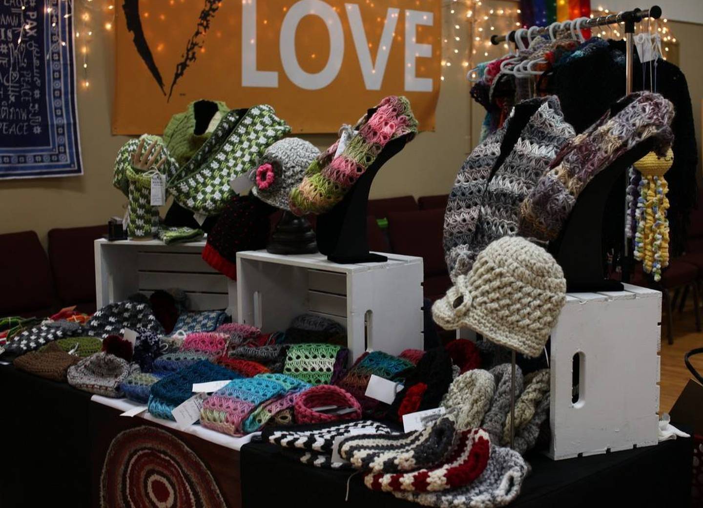 The Unitarian Universalist Congregation of DeKalb's winter farmers market fundraiser