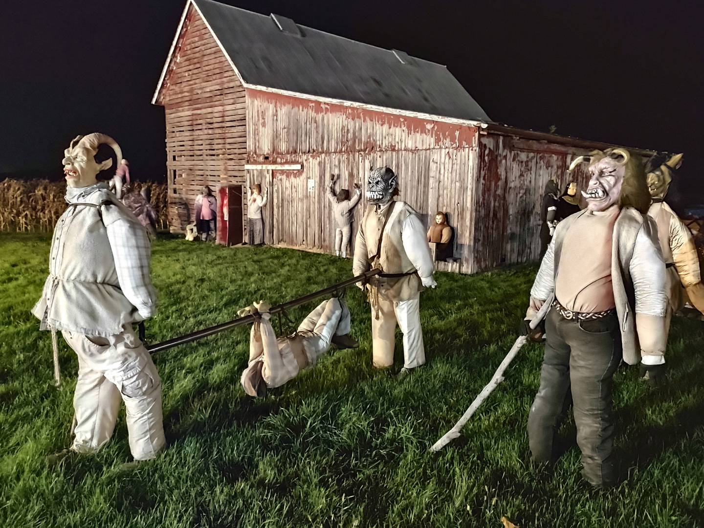 Hundreds of Halloween-themed mannequins ranging from monstrous to humorous are on display at Sturtevant Haunted Farm. The 2023 exhibit is open daily from sunrise to 10:30 p.m. throughout October at 16783 Highway 92, Walnut.