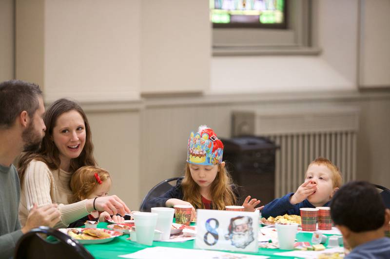 Families enjoy breakfast with Santa at Batavia Park District on Saturday, Dec. 9, 2023 in Batavia.
