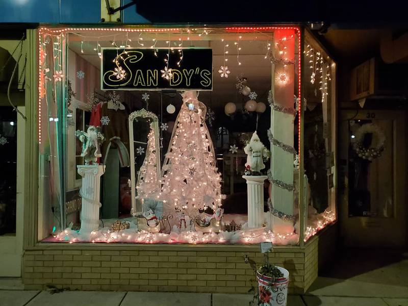 Downtown Joliet at night before the holidays is filled with a quiet, peaceful holiday spirit, if you know where to look.