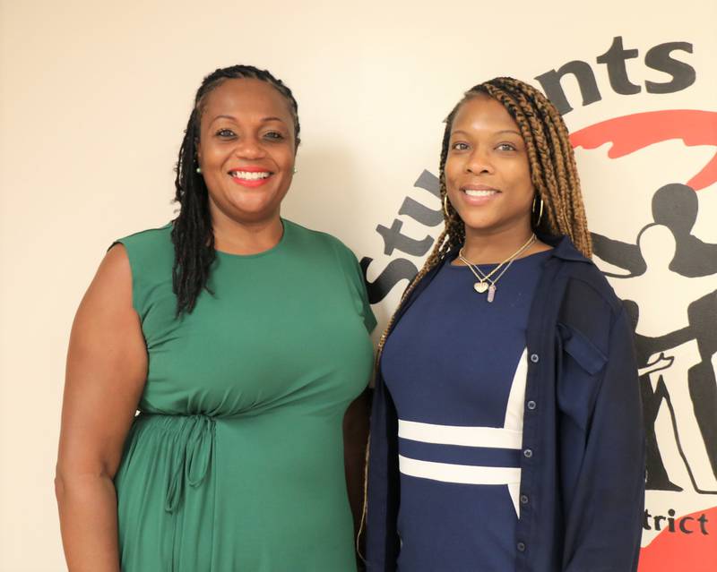 Two new administrators have joined Joliet Public Schools District 86. Teresa Woodard is the new principal at Lynne Thigpen Elementary School and Elisabeth Patton was promoted to academic advisor at Washington Junior High.