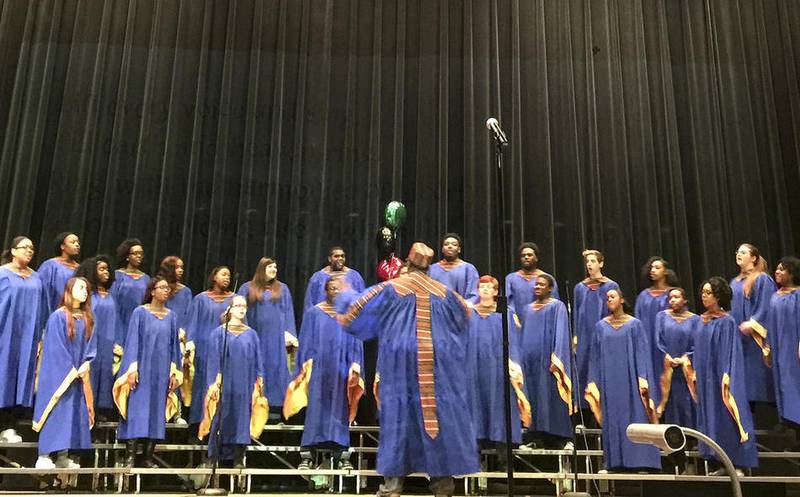 David Jones, vocal music director at Joliet Central High School, directs the New Era gospel choir. The choir will perform at the 25th revival at Sacred Heart Catholic Church in Joliet. The revival is Nov. 21 and Nov. 22.