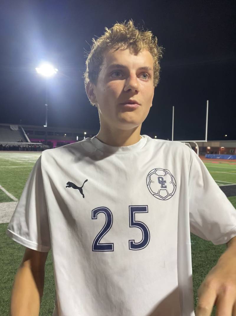 Oswego East's Vakaris Majus