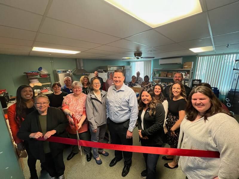 Community Nutrition Network & Senior Services Association celebrated their new membership with the Grundy County Chamber with a ribbon cutting May 7 at the Morris office. Morris Mayor Chris Brown, Minooka Mayor Ric Offerman, the CNN team and numerous business partners joined in the celebration.