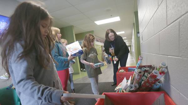 Photos: Dimmick School third graders lead 'Small School, Big Hearts' toy drive