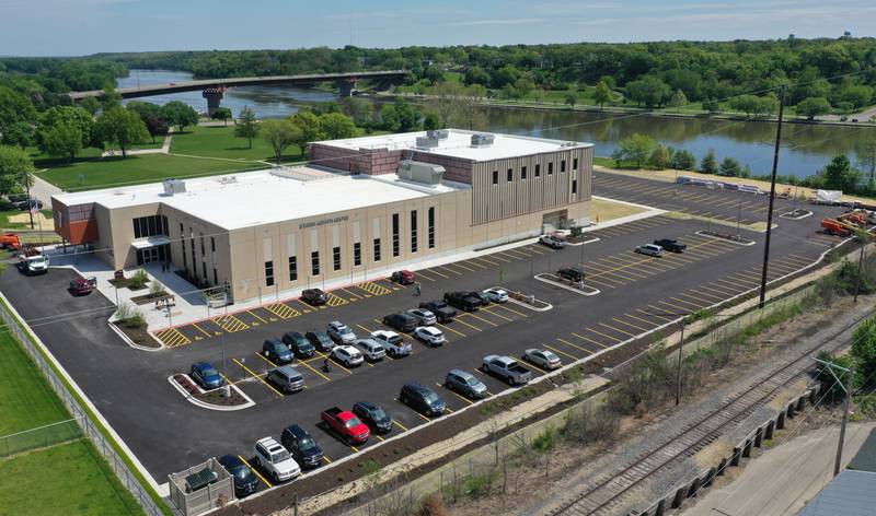 An aerial view of the new YMCA on Monday, May 6, 2024 in Ottawa.