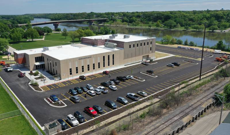 An aerial view of the new YMCA on Monday, May 6, 2024 in Ottawa.